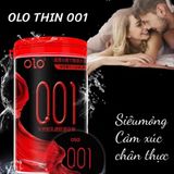 Bao Cao Su OLO 0.01 Đỏ Ống Tròn – Siêu Mỏng, Nóng Ấm 10s 635918