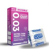 Bao Cao Su Oleo Lampo Invisible 0.03 – Siêu mỏng 0.03mm, Hương Nho Quyến Rũ