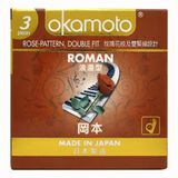 Bao Cao Su Okamoto Roman Vân Hoa Hồng 635942