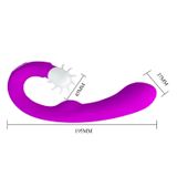 Dương Vật Giả Rung Hỗ Trợ Tăng Khoái Cảm Nam Nữ Pretty Love Magic Tongue 636077
