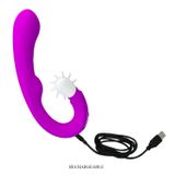 Dương Vật Giả Rung Hỗ Trợ Tăng Khoái Cảm Nam Nữ Pretty Love Magic Tongue 636077