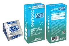 (Hộp 12 Cái) Bao Cao Su Oleo Cooling Ultra Thin Long Lasting Chính hãng 742141