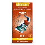 (Hộp 10 Cái) Bao Cao Su Okamoto Roman Vân Hoa Hồng Chính hãng 742130