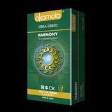 (Hộp 10 Cái) Bao Cao Su Okamoto Harmony Gân Sọc Chính Hãng 742129