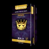 (Hộp 10 Cái) Bao Cao Su Okamoto Crown Siêu Mỏng Và Mềm Mại Chính hãng 742126