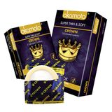 (Hộp 10 Cái) Bao Cao Su Okamoto Crown Siêu Mỏng Và Mềm Mại Chính hãng 742126