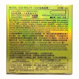 (Hộp 3 cái) Bao Cao Su Okamoto 0.03 Real Fit Mỏng Với Khả Năng Co Rút Giúp Ôm Sát Chính hãng 742124