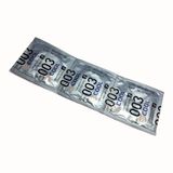 (Hộp 3 Cái) Bao Cao Su Okamoto 0.03 Cool Siêu Mỏng Bóng Láng Mát Lạnh Chính hãng 742122