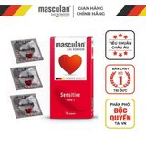 (Hộp 10 Cái) Bao Cao Su Masculan Sensitive Chính hãng 742088