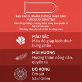 (Hộp 10 Cái) Bao Cao Su Masculan Sensitive Chính hãng 742088