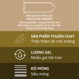(Hộp 10 Cái) Bao Cao Su Masculan Organic – Hữu cơ – An toàn chính hãng 742081