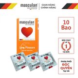(Hộp 10 Cái) Bao Cao Su Masculan Long Pleasure Dành cho nam giới chính hãng 742079