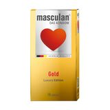 (Hộp 10 Cái) Bao Cao Su Masculan Gold Luxury Edition – Ánh Vàng Sang Trọng Chính hãng 742077