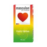 (Hộp 10 Cái) Bao Cao Su Masculan Frutti Edition – Hương Hoa Quả chính hãng 742075