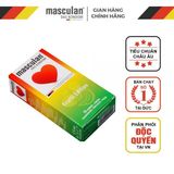 (Hộp 10 Cái) Bao Cao Su Masculan Frutti Edition – Hương Hoa Quả chính hãng 742075