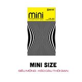 (Chính hãng)  Bao Cao Su HBM Mini Thin Size Nhỏ 46mm, Siêu Mỏng Nhiều Gel – Hộp 10 CáiCao cấp 742005