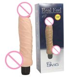 Dương Vật Giả Real Feel 18 Silicon Cao Cấp Kèm Rung 638926