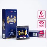 Bao Cao Su Jex Hornet Fresh 0.03 Siêu Mỏng, Nhiều Gel, Hương Bạc Hà (Hộp 8 Cái) 