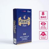 Bao Cao Su Jex Hornet Fresh 0.03 Siêu Mỏng, Nhiều Gel, Hương Bạc Hà (Hộp 8 Cái) 