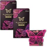 Bao Cao Su Jex Glamourous Butterfly Hot Type Siêu Mỏng (Hộp 8 Cái) 