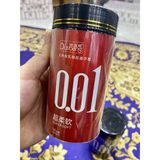(Hộp 10 Cái) Bao Cao Su Dusbang 0.01 Lon Đỏ Chính Hãng 741965