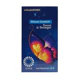 (Hộp 12 Cái) Bao Cao Su Có Gai Goldentime Sweet And Stronger Xanh Chính Hãng 741912