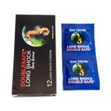 (Hộp 12 Cái) Bao Cao Su Cá Ngựa Doublesafe Sea Horse Dành Cho Nam Giới Chính Hãng 741909