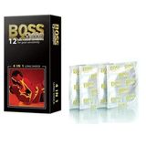 Bao Cao Su BOSS 4 in 1 Longshock (Hộp 12 Cái) 