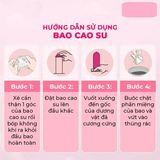 (Hộp 4 Cái) Bao Cao Su Bi Lớn 1 cm Super Gold Kèm 2 Gói Gel Bôi Trơn Oleo 8g Chính Hãng 741906