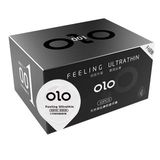 (Hộp 10 Cái) Bao Cao Su 0.01 OLO Đen Hương Vani, Siêu Mỏng, Nhiều Gel Chính Hãng 741897