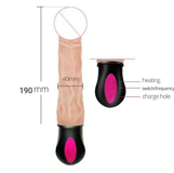 Dương Vật Giả Tỏa Nhiệt Dilbo Flexible Bending XINLV 640879