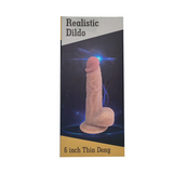 Dương Vật Giả Realistic Dildo 6 Inch Thin Dong Như Thật Kích Thước 12*3cm Dành Cho Nữ 640884