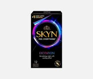 (Hộp 12 Cái) Bao cao su dành cho nam giới Skyn Excitation Chính Hãng 741605