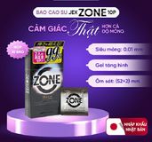 Bao Cao Su Cao Cấp Siêu Mỏng Của Nhật Bản Jex Zone 