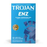 (Hộp 12 Cái) Bao cao su siêu mỏng nhập khẩu Trojan ENZ Chính Hãng 741596