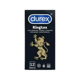 (Hộp 12 Cái) Bao cao su size 49mm, ôm sát - Durex Kingtex Chính hãng 741584