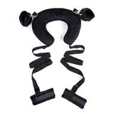 Bộ Đồ BDSM Khóa Chân Tay Cổ Có Đệm Cực Thích