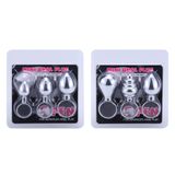 Bộ 3 Cái Plug Phích Cắm Hậu Môn Bằng Inox 644892
