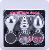 Bộ 3 Cái Plug Phích Cắm Hậu Môn Bằng Inox 644892