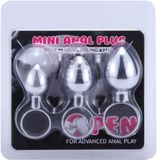 Bộ 3 Cái Plug Phích Cắm Hậu Môn Bằng Inox 644892