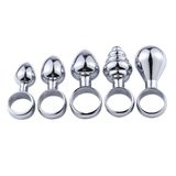Bộ 3 Cái Plug Phích Cắm Hậu Môn Bằng Inox 644892