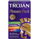 (Hộp 12 Cái) Bao cao su tổng hợp Trojan Pleasure Pack Chính hãng 741579