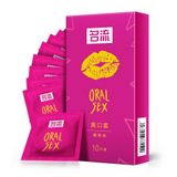 (Hộp 10 Cái) Oral Sex - Bao cao su dành cho miệng chính hãng 741555
