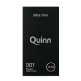 (Hộp 10 Cái) Quinn Ultra Thin - Bao cao su siêu mỏng 0.01 Chính hãng 741551