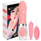 Lưỡi Rung Liếm Âm Đạo Kèm 2 Trứng Rung Kích Thích “Cô Bé” Cực Sướng 647324