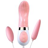 Lưỡi Rung Liếm Âm Đạo Kèm 2 Trứng Rung Kích Thích “Cô Bé” Cực Sướng 647324