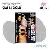 (Hộp 2 Cái) Bao Cao Su Gai Bi Gold Chính hãng 741281