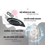 (Hộp 10 Cái) Bao Cao Su OLO Đen Siêu Mỏng, Hương Vani Chính hãng 741275