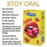 (Hộp 10 Cái) Bao Cao Su Sử Dụng Miệng Xtoy Oral Chính Hãng 741269