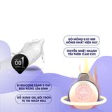 (Hộp 10 Cái) Bao Cao Su OLO 0.01 Bead Entering - Siêu Mỏng, Bi Tăng 3cm Chính hãng 741257